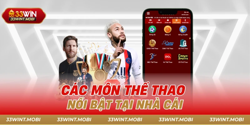 Các môn thể thao nổi bật tại nhà cái